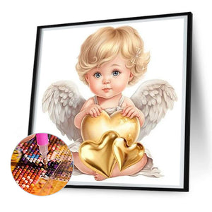 Little Angel 30*30CM(Canvas) Full Round Drill Diamond Painting