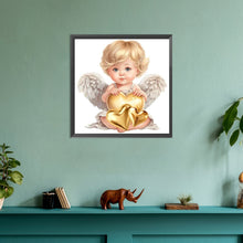 Load image into Gallery viewer, Little Angel 30*30CM(Canvas) Full Round Drill Diamond Painting
