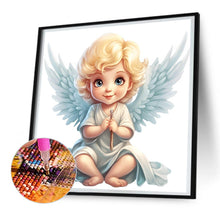 Load image into Gallery viewer, Little Angel 30*30CM(Canvas) Full Round Drill Diamond Painting
