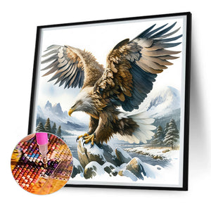 Eagle 30*30CM(Canvas) Full Round Drill Diamond Painting