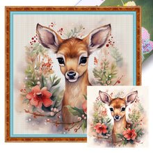 Load image into Gallery viewer, Deer (40*40CM) 11CT Stamped Cross Stitch
