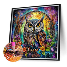Load image into Gallery viewer, Forest Animals-Owls 40*40CM(Canvas) Full Round Drill Diamond Painting
