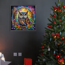 Load image into Gallery viewer, Forest Animals-Owls 40*40CM(Canvas) Full Round Drill Diamond Painting
