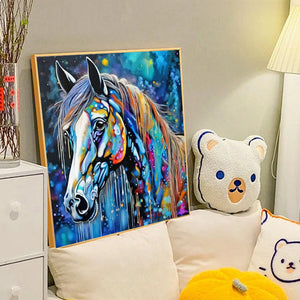 Horse 40*40CM(Canvas) Full Round Drill Diamond Painting