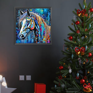 Horse 40*40CM(Canvas) Full Round Drill Diamond Painting