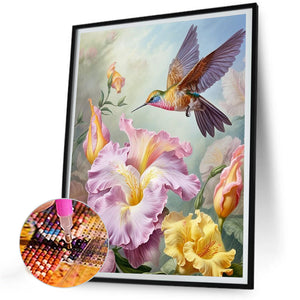 Hummingbird 30*40CM(Canvas) Full Round Drill Diamond Painting