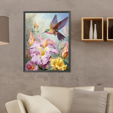 Load image into Gallery viewer, Hummingbird 30*40CM(Canvas) Full Round Drill Diamond Painting
