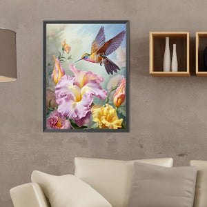 Hummingbird 30*40CM(Canvas) Full Round Drill Diamond Painting