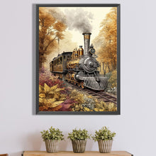 Load image into Gallery viewer, Woods Train 45*60CM(Canvas) Full Square Drill Diamond Painting
