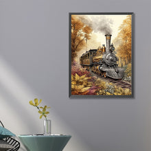 Load image into Gallery viewer, Woods Train 45*60CM(Canvas) Full Square Drill Diamond Painting
