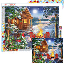 Load image into Gallery viewer, Snow Bonfire 50*40CM(Canvas) Full Square Drill Diamond Painting
