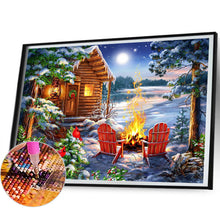 Load image into Gallery viewer, Snow Bonfire 50*40CM(Canvas) Full Square Drill Diamond Painting
