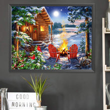 Load image into Gallery viewer, Snow Bonfire 50*40CM(Canvas) Full Square Drill Diamond Painting
