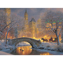 Load image into Gallery viewer, Snow Bridge 45*60CM(Canvas) Full Square Drill Diamond Painting
