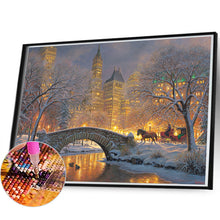 Load image into Gallery viewer, Snow Bridge 45*60CM(Canvas) Full Square Drill Diamond Painting
