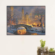 Load image into Gallery viewer, Snow Bridge 45*60CM(Canvas) Full Square Drill Diamond Painting
