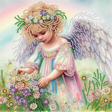 Load image into Gallery viewer, Little Angel 30*30CM(Canvas) Partial Special Shaped Drill Diamond Painting
