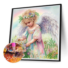 Load image into Gallery viewer, Little Angel 30*30CM(Canvas) Partial Special Shaped Drill Diamond Painting
