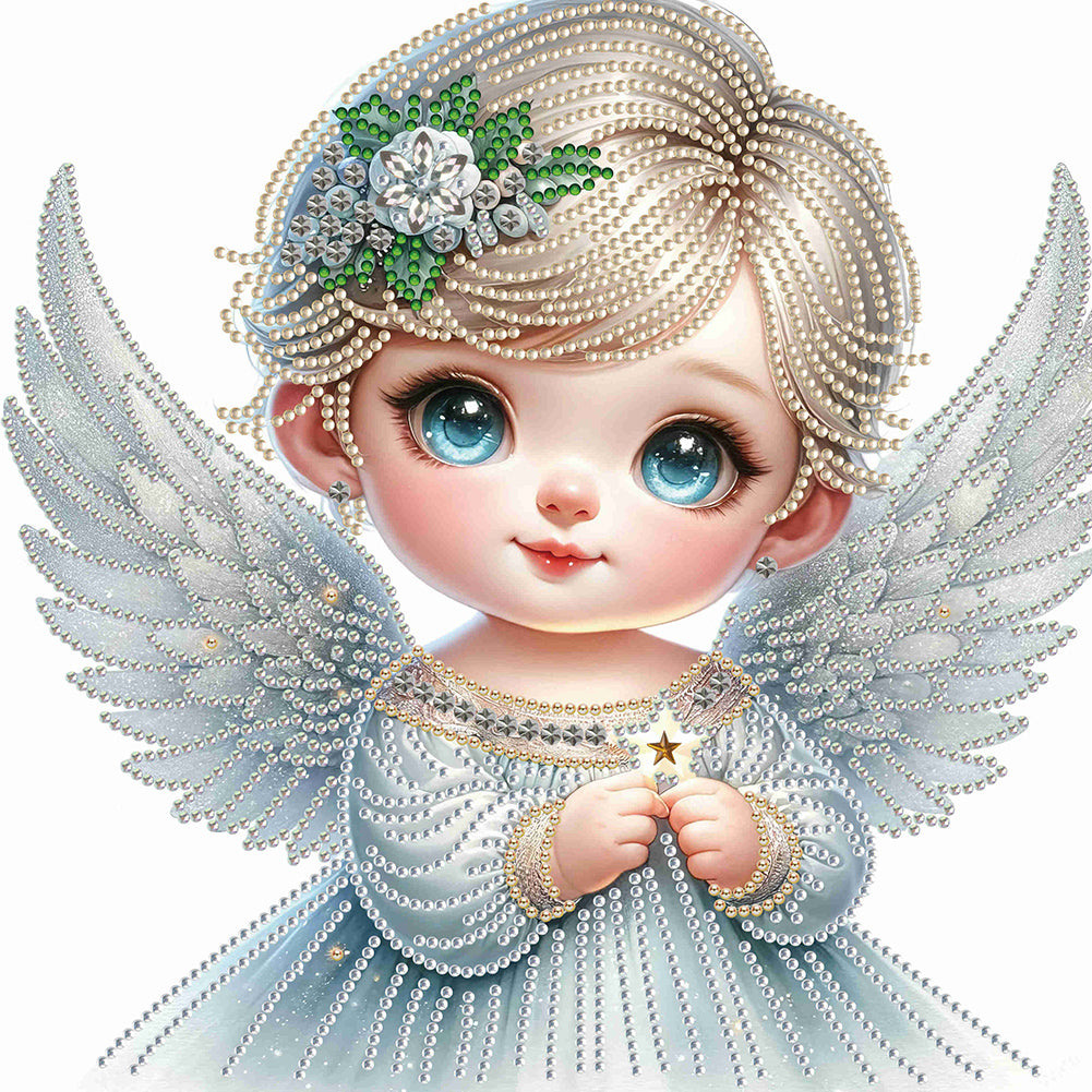 Little Angel 30*30CM(Canvas) Partial Special Shaped Drill Diamond Painting