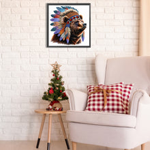 Load image into Gallery viewer, Indian Bear 30*30CM(Canvas) Partial Special Shaped Drill Diamond Painting
