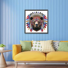 Load image into Gallery viewer, Indian Bear 30*30CM(Canvas) Partial Special Shaped Drill Diamond Painting
