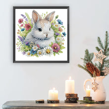 Load image into Gallery viewer, Garden Rabbit 30*30CM(Canvas) Partial Special Shaped Drill Diamond Painting
