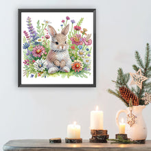 Load image into Gallery viewer, Garden Rabbit 30*30CM(Canvas) Partial Special Shaped Drill Diamond Painting
