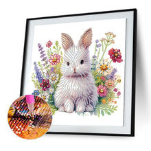 Load image into Gallery viewer, Garden Rabbit 30*30CM(Canvas) Partial Special Shaped Drill Diamond Painting
