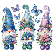 Load image into Gallery viewer, Garden Gnome 30*30CM(Canvas) Partial Special Shaped Drill Diamond Painting
