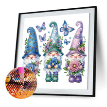 Load image into Gallery viewer, Garden Gnome 30*30CM(Canvas) Partial Special Shaped Drill Diamond Painting
