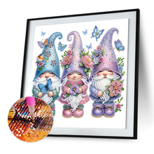 Load image into Gallery viewer, Garden Gnome 30*30CM(Canvas) Partial Special Shaped Drill Diamond Painting
