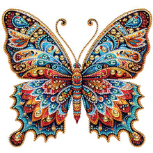 Load image into Gallery viewer, Gorgeous Butterfly 30*30CM(Canvas) Partial Special Shaped Drill Diamond Painting
