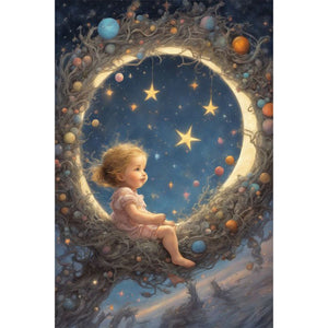 Angel Baby 40*60CM(Canvas) Full Round Drill Diamond Painting