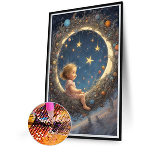 Angel Baby 40*60CM(Canvas) Full Round Drill Diamond Painting