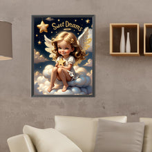 Load image into Gallery viewer, Angel On Clouds 30*40CM(Canvas) Full Round Drill Diamond Painting
