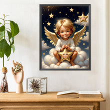 Load image into Gallery viewer, Angel On Clouds 30*40CM(Canvas) Full Round Drill Diamond Painting
