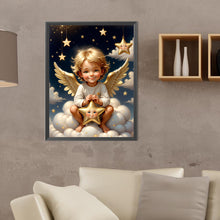 Load image into Gallery viewer, Angel On Clouds 30*40CM(Canvas) Full Round Drill Diamond Painting
