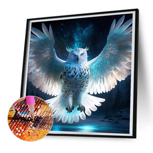 Flying Owl 30*30CM(Canvas) Full Round Drill Diamond Painting