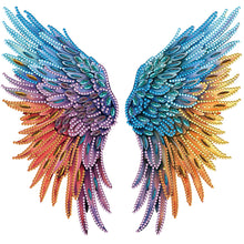 Load image into Gallery viewer, Colorful Wings 30*30CM(Canvas) Partial Special Shaped Drill Diamond Painting
