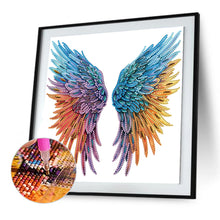 Load image into Gallery viewer, Colorful Wings 30*30CM(Canvas) Partial Special Shaped Drill Diamond Painting
