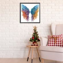 Load image into Gallery viewer, Colorful Wings 30*30CM(Canvas) Partial Special Shaped Drill Diamond Painting
