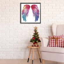 Load image into Gallery viewer, Colorful Wings 30*30CM(Canvas) Partial Special Shaped Drill Diamond Painting
