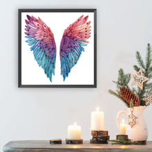 Load image into Gallery viewer, Colorful Wings 30*30CM(Canvas) Partial Special Shaped Drill Diamond Painting
