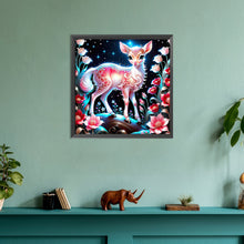 Load image into Gallery viewer, Glowing Deer 30*30CM(Canvas) Full Round Drill Diamond Painting
