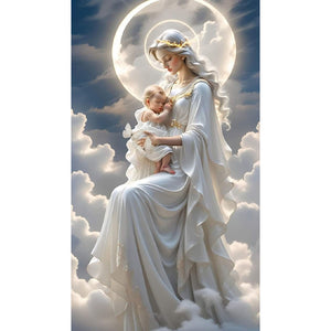 Our Lady Of Angels 40*70CM(Canvas) Full Round Drill Diamond Painting