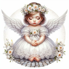 Load image into Gallery viewer, Angel Child 40*40CM(Canvas) Full Round Drill Diamond Painting
