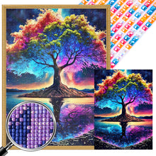 Load image into Gallery viewer, Colorful Tree Of Life 40*55CM(Picture) Full AB Square Drill Diamond Painting
