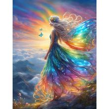 Load image into Gallery viewer, Butterfly Angel 50*65CM(Canvas) Full Round Drill Diamond Painting
