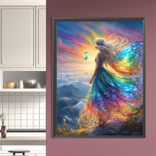 Load image into Gallery viewer, Butterfly Angel 50*65CM(Canvas) Full Round Drill Diamond Painting
