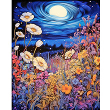 Load image into Gallery viewer, Late Night Mountain Wildflowers 40*50CM(Canvas) Full Round Drill Diamond Painting
